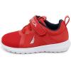 imageNautica Kids Fashion Sneaker Athletic Running Shoe with One Strap Boys  GirlsToddlerLittle KidRed Meshjurnee