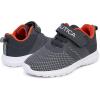 imageNautica Kids Fashion Sneaker Athletic Running Shoe with One Strap Boys  GirlsToddlerLittle KidStorm Grey