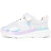 imageNautica Kids Fashion Sneaker Athletic Running Shoe with One Strap Boys  GirlsToddlerLittle KidWhite Iridescentgrigi