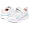 imageNautica Kids Fashion Sneaker Athletic Running Shoe with One Strap Boys  GirlsToddlerLittle KidWhite Iridescentgrigi