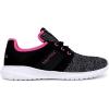 imageNautica Kids Girls Metallic Fashion Sneaker LaceUp Athletic Running Shoe I kappil I Big Kid  Little Kid  ToddlerBlack Neo Pinkprimage