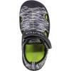 imageNautica Kids Protective Water ShoeClosedToe Sport Sandal Boy  Girl Big KidLittle KidToddlerBlack Heather Lime