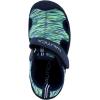 imageNautica Kids Protective Water ShoeClosedToe Sport Sandal Boy  Girl Big KidLittle KidToddlerNavy Lime Heather