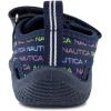 imageNautica Kids Protective Water ShoeClosedToe Sport Sandal Boy  Girl Big KidLittle KidToddlerNavy Rainbow Logo