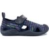 imageNautica Kids Protective Water ShoeClosedToe Sport Sandal Boy  Girl Big KidLittle KidToddlerNavy Rainbow Logo