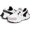 imageNautica Kids Running Sneakers  Comfortable Shoes for Boys and Girls  Sizes for Big ampamp Little Kids LaceUpBungee ManalapinWhite Blackmikyle