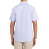 imageNautica Young Mens Uniform Short Sleeve Performance Oxford ButtonDown ShirtOx Blue