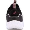 imageNautica Youth Girls SlipOn Athletic Sneakers  Stylish Running and Tennis Shoes for Little and Big KidsBlack Glitter Mesh