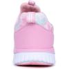 imageNautica Youth Girls SlipOn Athletic Sneakers  Stylish Running and Tennis Shoes for Little and Big KidsPink Blue Sponge