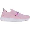 imageNautica Youth Girls SlipOn Athletic Sneakers  Stylish Running and Tennis Shoes for Little and Big KidsPink Rainbow Metallic