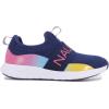 imageNautica Youth Girls SlipOn Athletic Sneakers  Stylish Running and Tennis Shoes for Little and Big KidsTuvanavy Rainbow