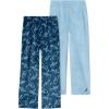 imageNautica Boys Pajama Pants for Kids  2 Pack Sleep Pant for Boys Pajamas Soft Brushed Micro Sleepwear Bottoms for Little KidsWhaleblue