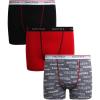 Block Logo/Barbados Cherry/Black-3pk