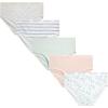 imageNautica Girls Underwear Briefs  5 Pack Comfort Stretch MidWaist Breathable Cotton Underwear Panties for Girls 412RoseWhiteMintStripe