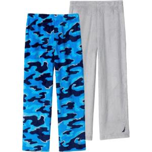 imageNautica Boys Pajama Pants for Kids  2 Pack Sleep Pant for Boys Pajamas Soft Brushed Micro Sleepwear Bottoms for Little KidsCamogrey