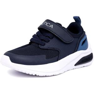 imageNautica Kids Fashion Sneaker Athletic Running Shoe with One Strap Boys  GirlsToddlerLittle KidNavysawyer