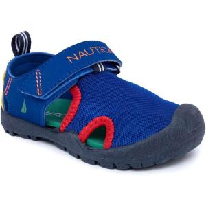 imageNautica Kids Protective Water ShoeClosedToe Sport Sandal Boy  Girl Big KidLittle KidToddlerChippybright Cobalt