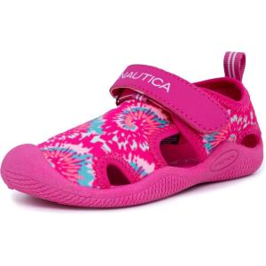 imageNautica Kids Protective Water ShoeClosedToe Sport Sandal Boy  Girl Big KidLittle KidToddlerPink Neo Tie Dye