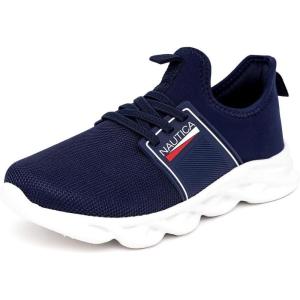 imageNautica Kids Sneaker Athletic SlipOn Bungee Running ShoesBoy  GirlBig KidLittle KidToddler  NeaveKappilAmericana