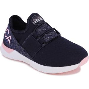 imageNautica Kids Sneaker Athletic SlipOn Bungee Running ShoesBoy  GirlBig KidLittle KidToddler  NeaveKappilNavy Peony Metalic