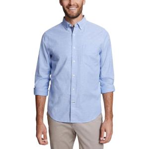 imageNautica Young Mens School Uniform Long Sleeve Performance Oxford ButtonDown ShirtLight French Blue W83603