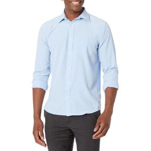 imageNautica Young Mens School Uniform Long Sleeve Performance Oxford ButtonDown ShirtOx Blue