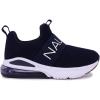 imageNAUTICA Kids Boys Girls Air Bubble Sneaker Athletic Running Shoe with StrapBungee ToddlerLittle KidsMattoon Air Navy