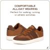 imageNautica Boys Girls Casual Fashion Shoes  Comfortable Soccer Classic Walking Tennis Sneakers for Kids  Breathable Lightweight ampamp Flexible Lace UpBungee LowTopHigh TopChocolate