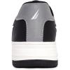 imageNautica Boys LowTop Sneakers Basketball Tennis Shoes for Kids Outdoor School Running Shoes  Sizes for Big KidLittle KidBlack Silverivan