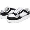 imageNautica Boys LowTop Sneakers Basketball Tennis Shoes for Kids Outdoor School Running Shoes  Sizes for Big KidLittle KidPanda Grey
