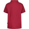 imageNautica Boys Short Sleeve Anchor Polo Button Closure Soft ampamp Comfortable Pique FabricRhubarb