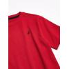 imageNautica Boys Short Sleeve Solid Crew Neck TShirt Soft Comfortable Relaxed FitLegacy Carmine