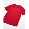 imageNautica Boys Short Sleeve Solid Crew Neck TShirt Soft Comfortable Relaxed FitLegacy Carmine
