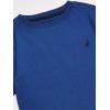 imageNautica Boys Short Sleeve Solid Crew Neck TShirt Soft Comfortable Relaxed FitLegacy Cobalt
