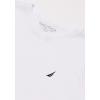 imageNautica Boys Short Sleeve Solid VNeck TShirt Soft Comfortable Relaxed FitLegacy White