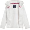 imageNautica Girls Chipie Faux Fur Jacket Hooded Lightweight Coat with Nylon Yoke FullZip FrontMarshmallow