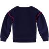 imageNautica Girls Fleece Popover Crewneck SweatshirtPeacoat Daisy