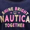 imageNautica Girls Fleece Popover Crewneck SweatshirtVelour Peacoat