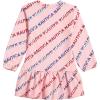 imageNautica Girls Long Sleeve Fleece Sweatshirt DressCoral Logo