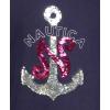 imageNautica Girls Long Sleeve Fleece Sweatshirt DressPeacoat Sequin