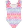 imageNautica Girls OnePiece Swimsuit with UPF 50 Sun Protection Quick Drying Bathing SuitPink Carnation Ombre