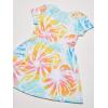 imageNautica Girls Short Sleeve Fashion DressWhite Sunburst Tie Dye