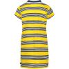 imageNautica Girls Short Sleeve Knit Pique Polo DressLemon Stripe