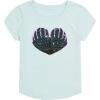 imageNautica Girls Short Sleeve TShirt with Flip Sequin Design Cotton Tee with Tagless InteriorBlue Shell Yeah