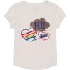 imageNautica Girls Short Sleeve TShirt with Flip Sequin Design Cotton Tee with Tagless InteriorBright White Hi