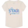 imageNautica Girls Short Sleeve TShirt with Flip Sequin Design Cotton Tee with Tagless InteriorBright White Star Sequin