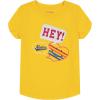 imageNautica Girls Short Sleeve TShirt with Flip Sequin Design Cotton Tee with Tagless InteriorMaize Hey