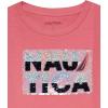imageNautica Girls Short Sleeve TShirt with Flip Sequin Design Cotton Tee with Tagless InteriorRapture Magic Sequin