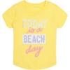 imageNautica Girls Short Sleeve TShirt with Flip Sequin Design Cotton Tee with Tagless InteriorYellow Sunny Day