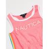 imageNautica Girls Sleeveless Printed Tank DressRainbow Tape Pink